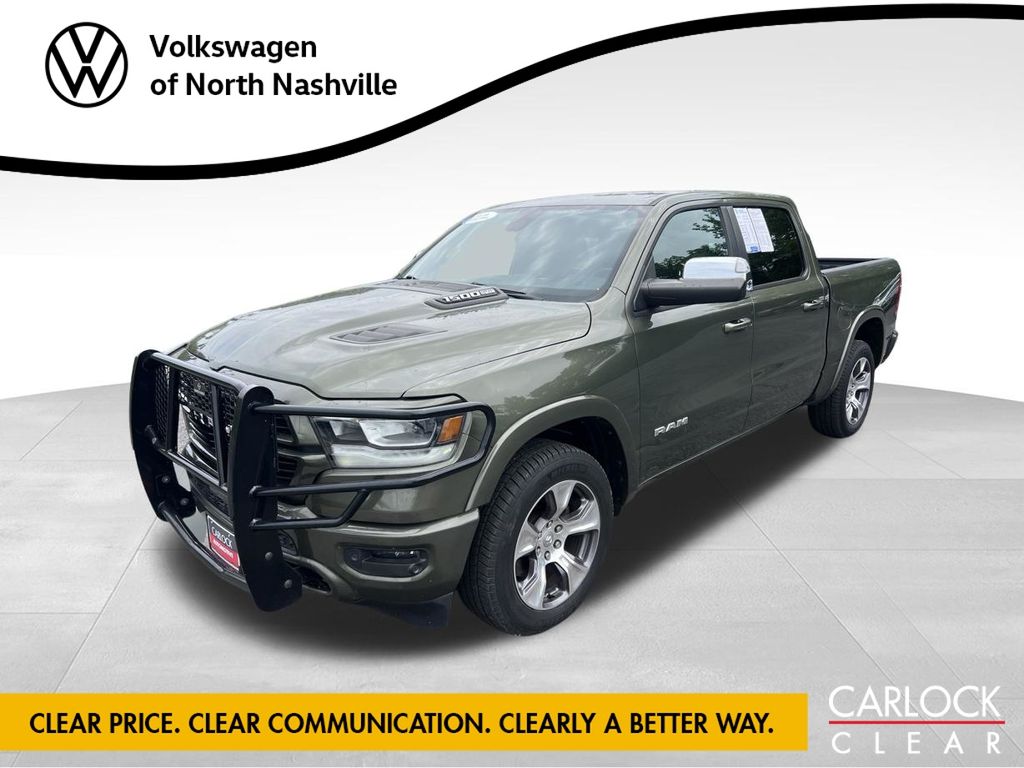 Olive Green Pearlcoat 2020 RAM 1500 Pickup Truck Four-Wheel Drive 8-Speed Automatic