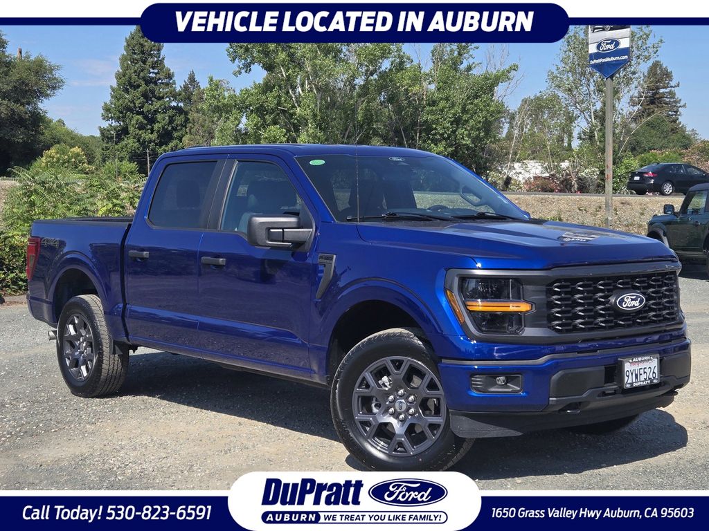 Blue Metallic 2026 Ford F-150 Pickup Truck Four-Wheel Drive Automatic