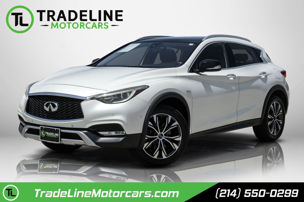 Majestic White 2017 INFINITI QX30 SUV / Crossover All-Wheel Drive 7-Speed Automatic