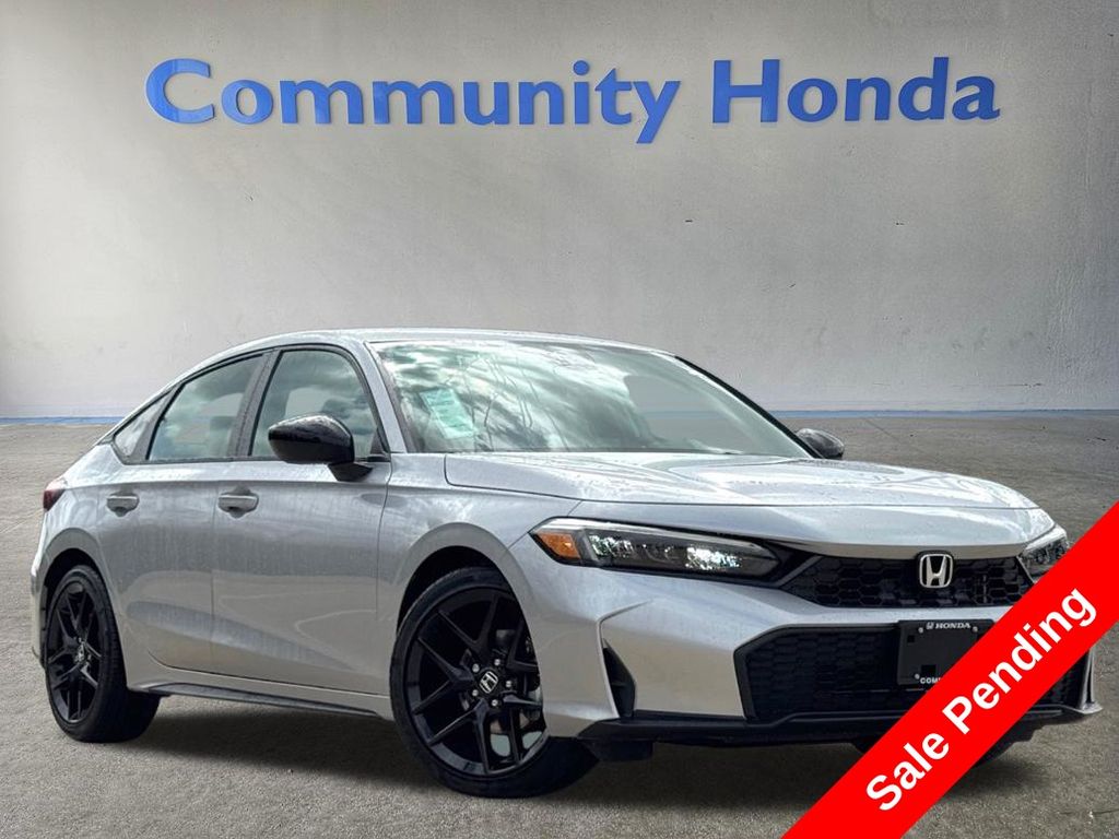2026 Honda Civic Sport Silver at DeMontrond Auto Country
