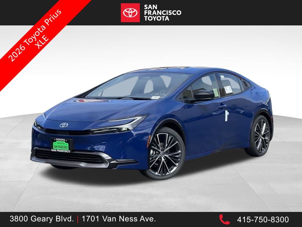 Blue 2026 Toyota Prius Hatchback Continuously Variable Transmission