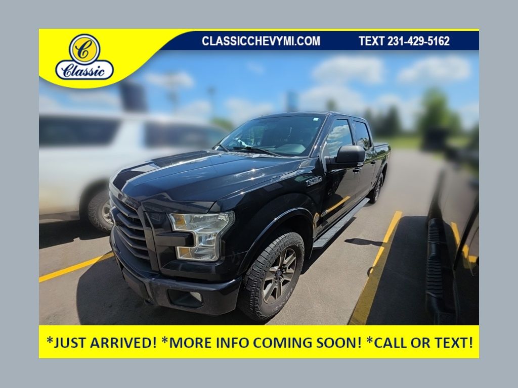 Black 2016 Ford F-150 Pickup Truck Four-Wheel Drive 6-Speed Automatic