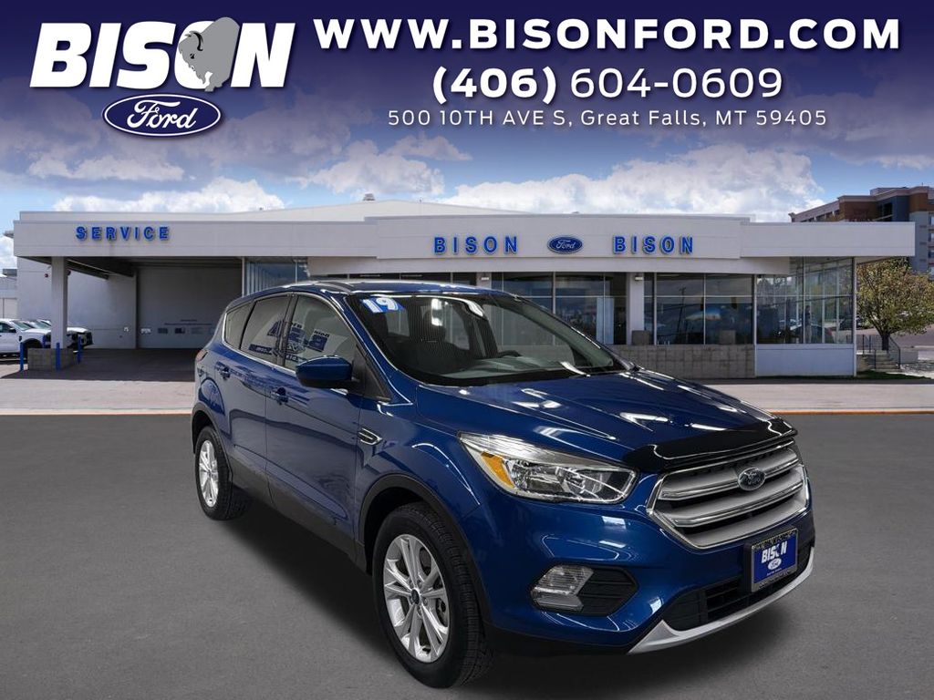 Lightning Blue Metallic 2019 Ford Escape SUV / Crossover All-Wheel Drive 6-Speed Automatic