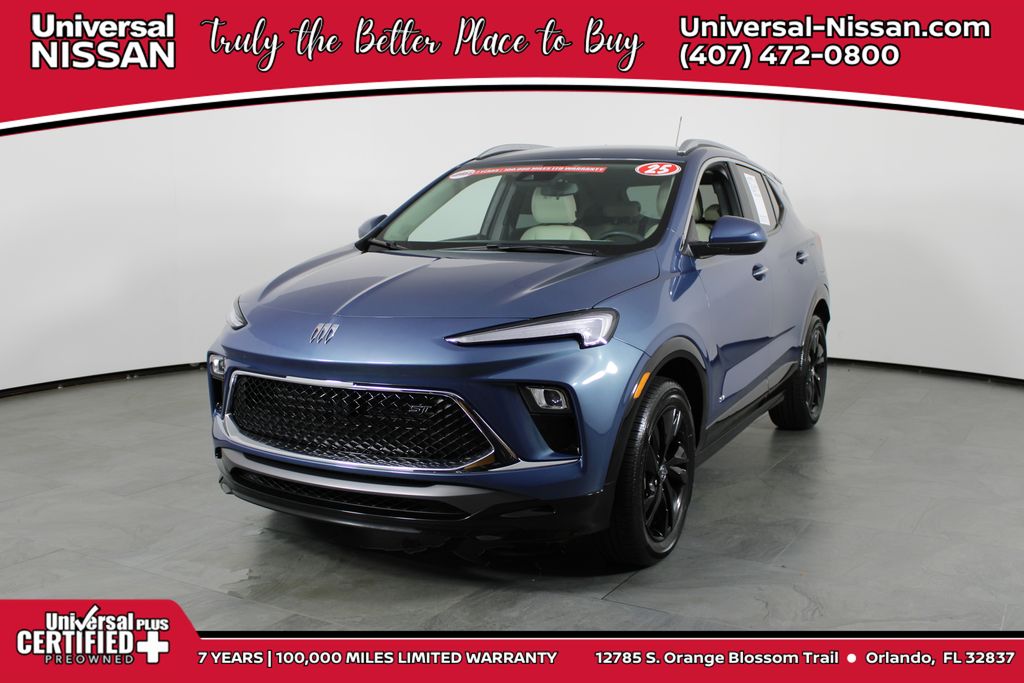 Ocean Blue Metallic 2025 Buick Encore GX Sport Touring FWD SUV / Crossover Front-Wheel Drive Continuously Variable Transmission