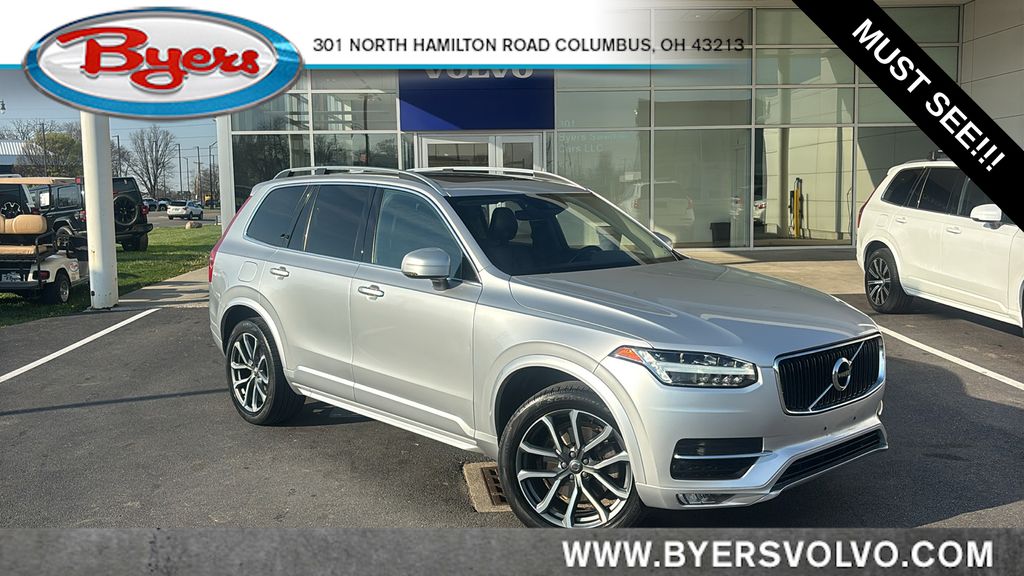 Bright Silver Metallic 2018 Volvo XC90 T6 Momentum AWD SUV / Crossover All-Wheel Drive Automatic