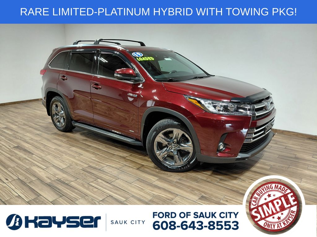 Ooh La La Rouge Mica 2019 Toyota Highlander Hybrid SUV / Crossover All-Wheel Drive Continuously Variable Transmission