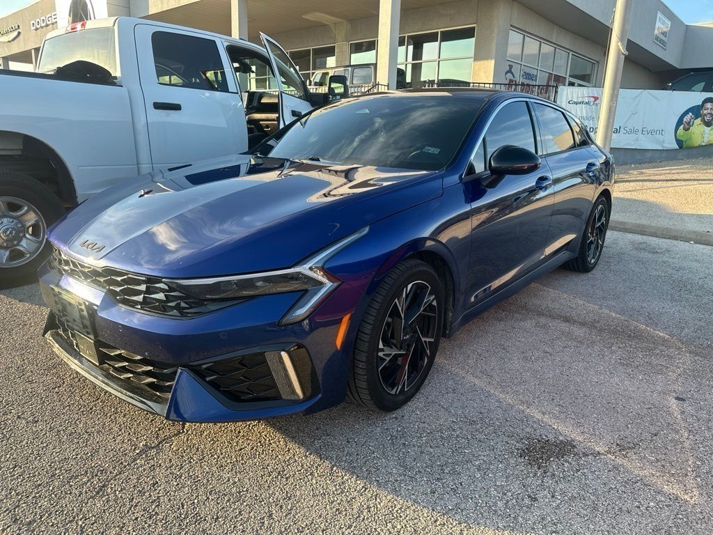 Yacht Blue 2025 Kia K5 Sedan Front-Wheel Drive 8-Speed Automatic