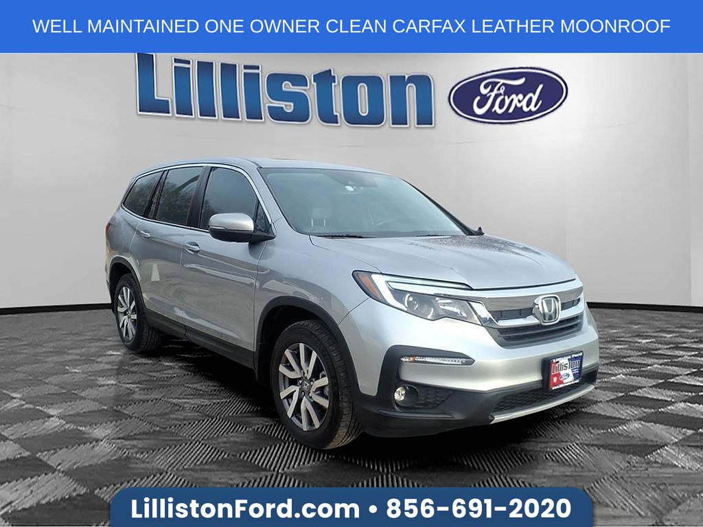 Lunar Silver Metallic 2021 Honda Pilot EX-L AWD SUV / Crossover All-Wheel Drive 9-Speed Automatic
