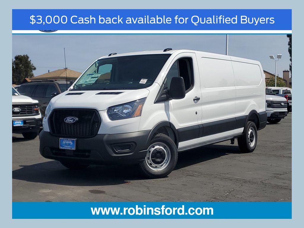 Oxford White 2026 Ford Transit Cargo 350 Low Roof RWD Van Rear-Wheel Drive