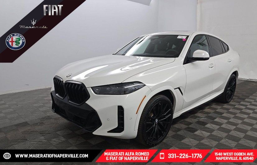 Alpine White 2025 BMW X6 SUV / Crossover All-Wheel Drive 8-Speed Automatic