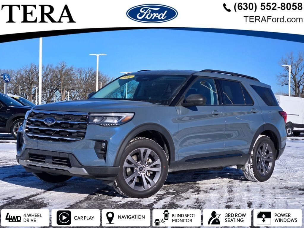 Vapor Blue Metallic 2026 Ford Explorer Active AWD SUV / Crossover All-Wheel Drive Automatic