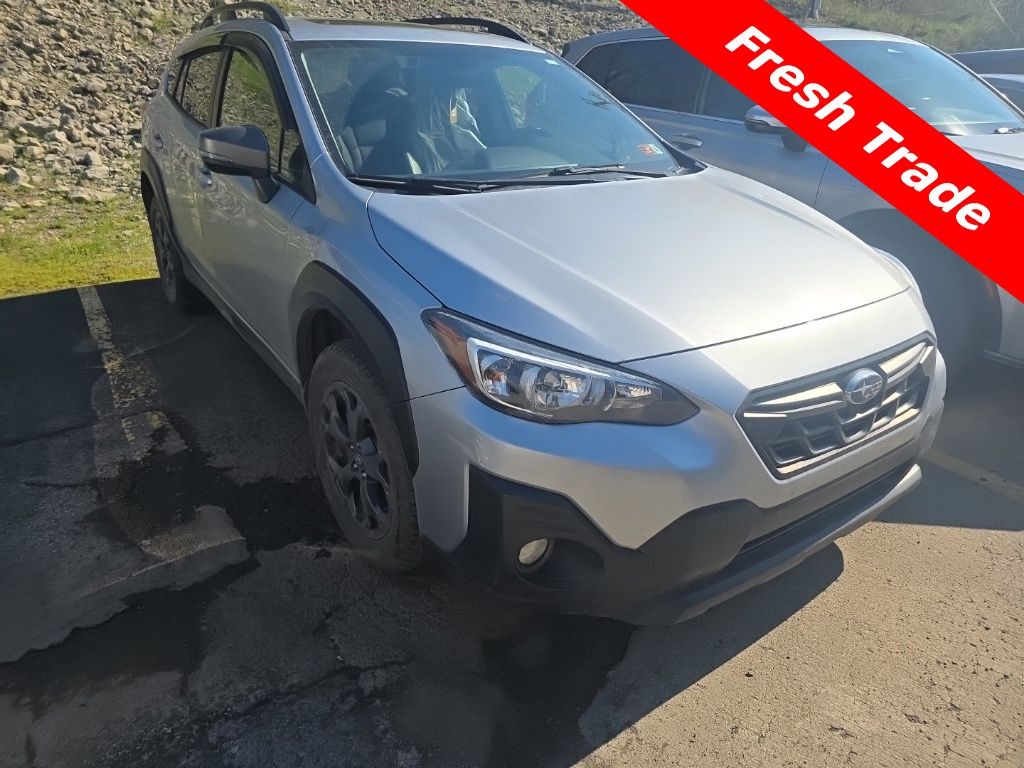 Ice Silver Metallic 2022 Subaru Crosstrek Sport AWD SUV / Crossover All-Wheel Drive Continuously Variable Transmission
