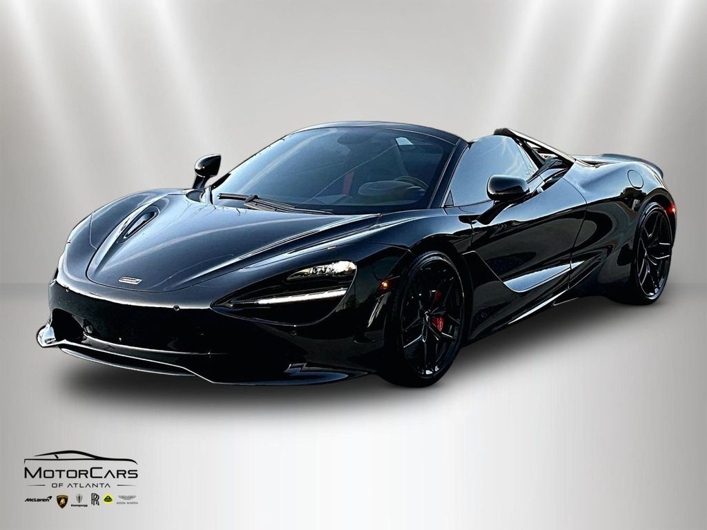 Onyx Black 2026 McLaren 750S Convertible Rear-Wheel Drive 7-Speed Automatic
