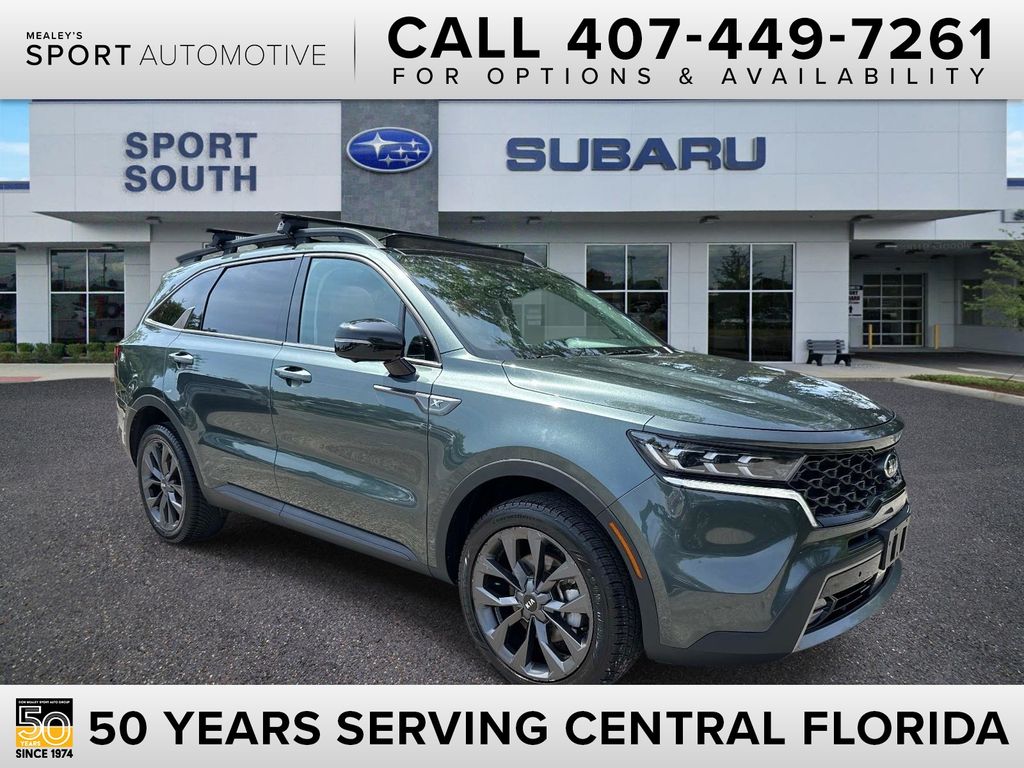 Aruba Green 2021 Kia Sorento SUV / Crossover All-Wheel Drive 8-Speed Dual Clutch