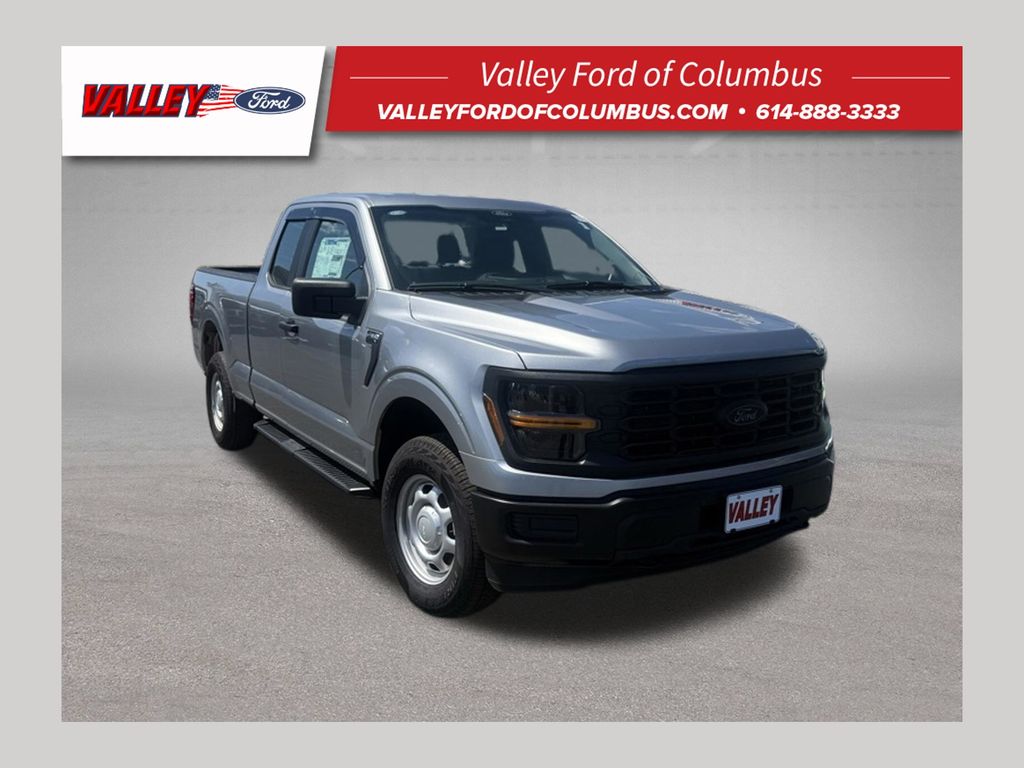 Silver Metallic 2025 Ford F-150 Pickup Truck Four-Wheel Drive Automatic