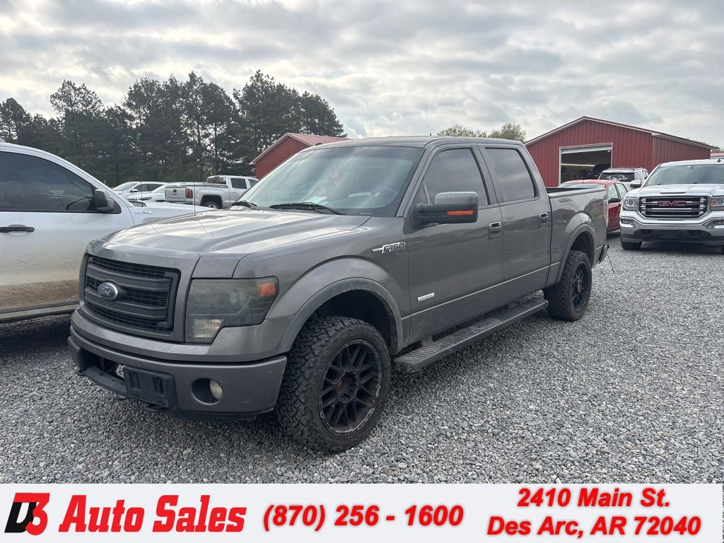 Sterling Gray Metallic 2013 Ford F-150 FX4 SuperCrew 4WD Pickup Truck Four-Wheel Drive 6-Speed Automatic