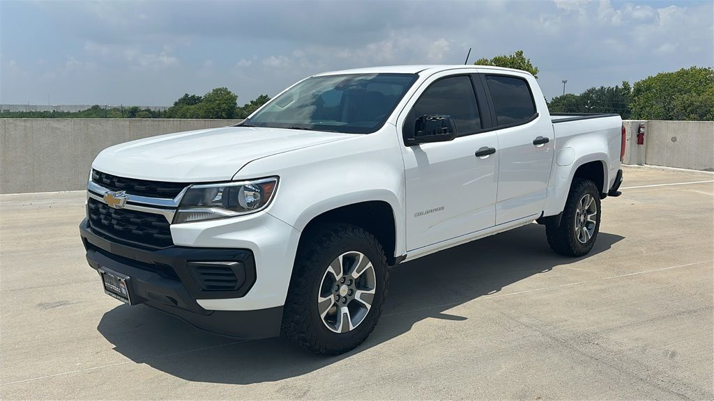 2021 Chevrolet Colorado Work Truck White at AutoSavvy Houston Southwest
