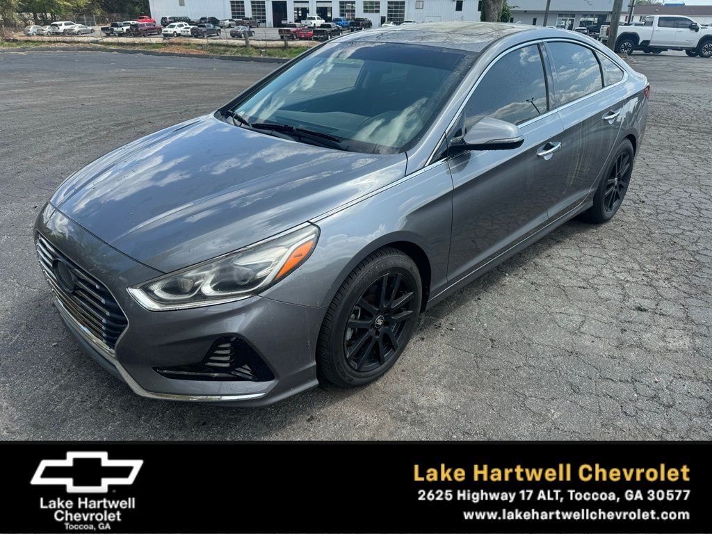 Machine Gray 2018 Hyundai Sonata Limited FWD Sedan Front-Wheel Drive 6-Speed Automatic
