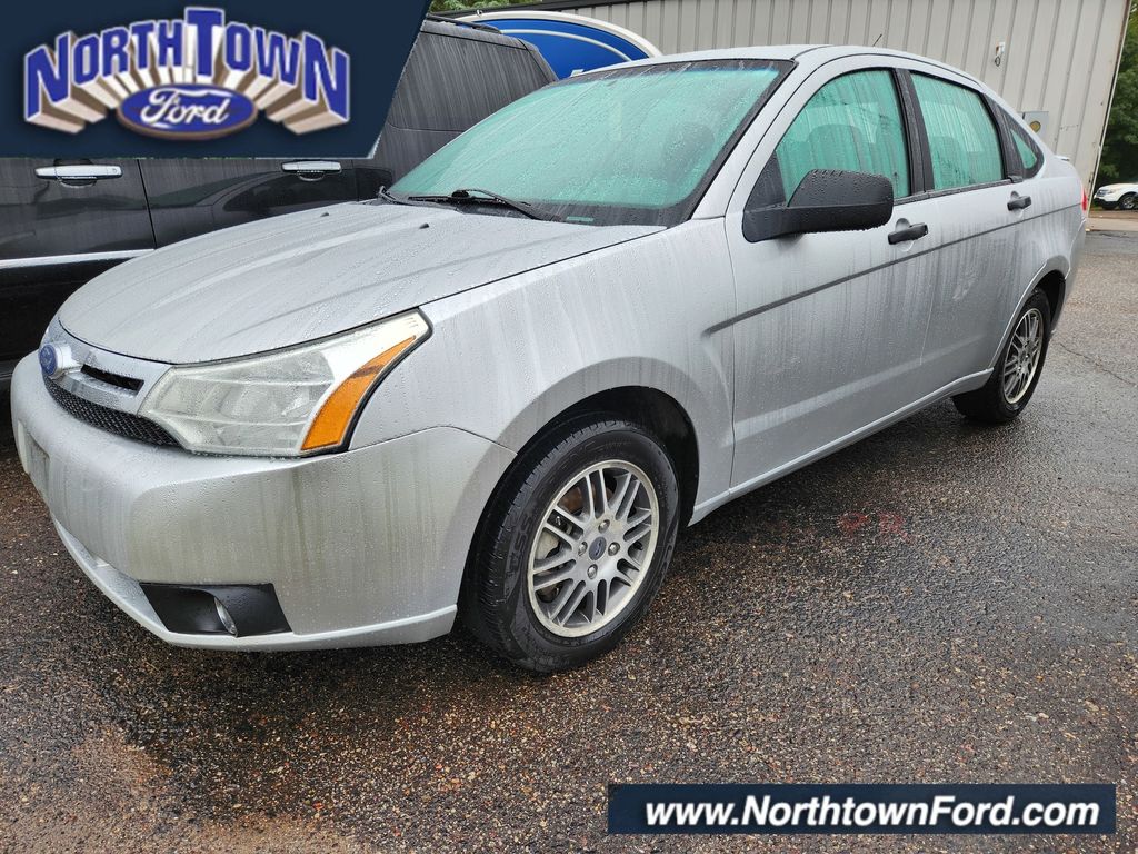 Ingot Silver 2011 Ford Focus Sedan Front-Wheel Drive 4-Speed Automatic