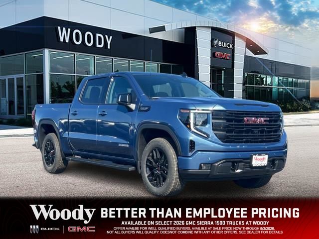 Downpour Metallic 2026 GMC Sierra 1500 Pickup Truck Four-Wheel Drive Automatic