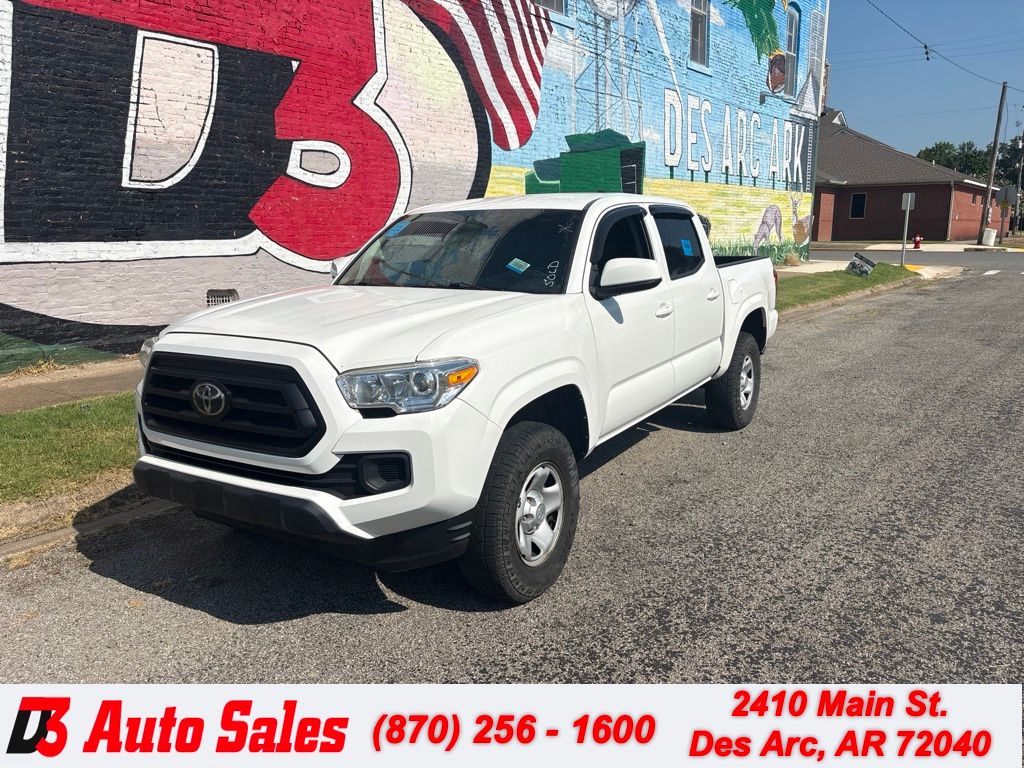 Super White 2020 Toyota Tacoma Pickup Truck Four-Wheel Drive 6-Speed Automatic