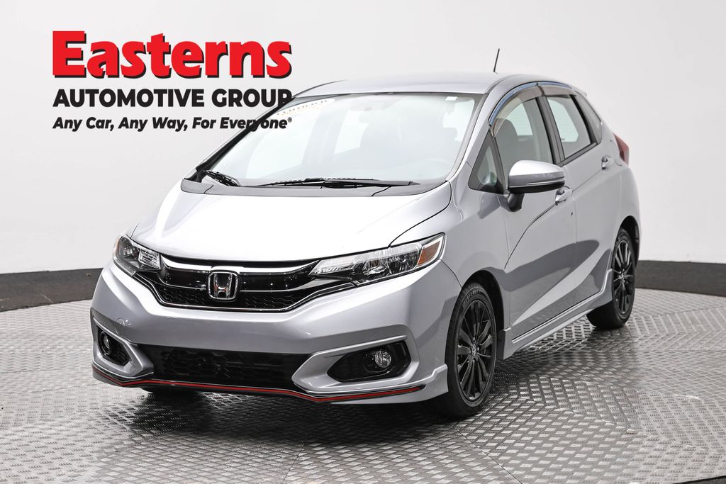 Silver 2019 Honda Fit Sport FWD Hatchback Front-Wheel Drive Continuously Variable Transmission