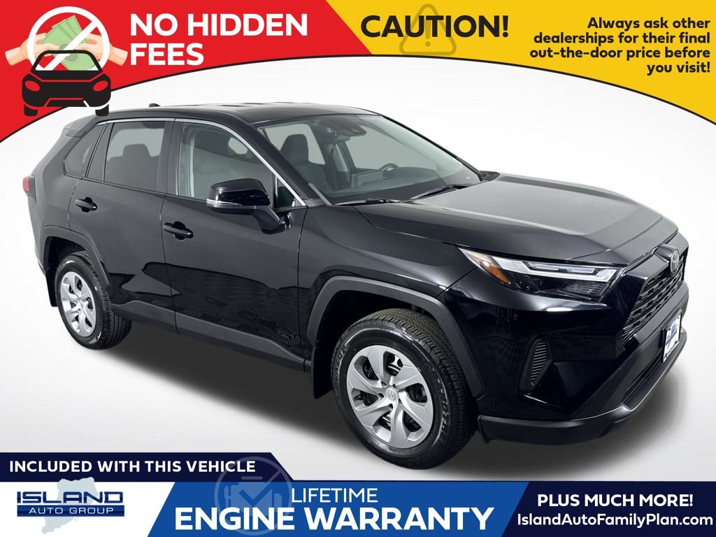 Midnight Black Metallic 2023 Toyota RAV4 LE AWD SUV / Crossover All-Wheel Drive 8-Speed Automatic