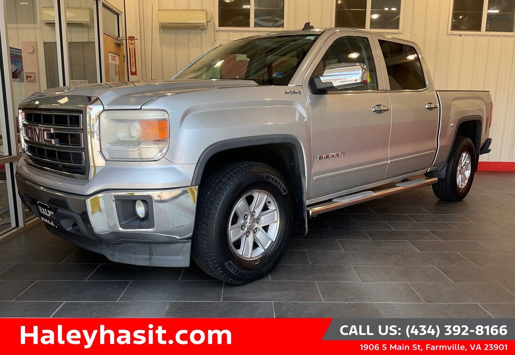 Quicksilver Metallic 2014 GMC Sierra 1500 Pickup Truck Four-Wheel Drive 6-Speed Automatic Overdrive