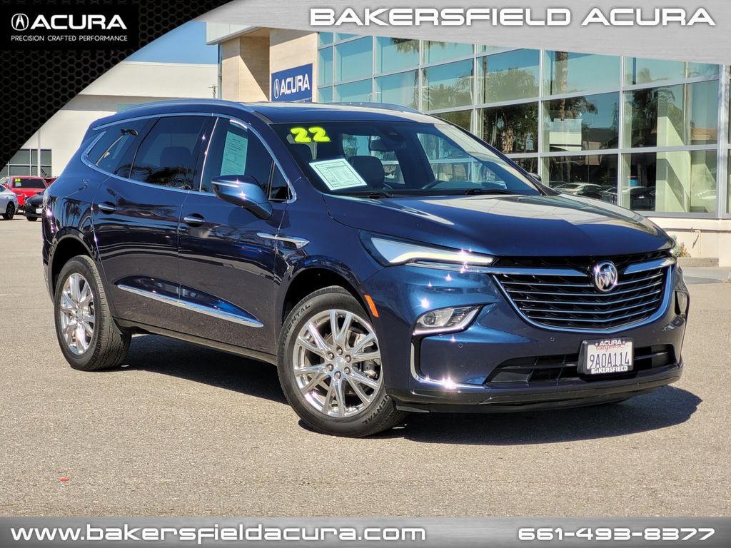 Emperor Blue Metallic 2022 Buick Enclave Essence FWD SUV / Crossover Front-Wheel Drive 9-Speed Automatic