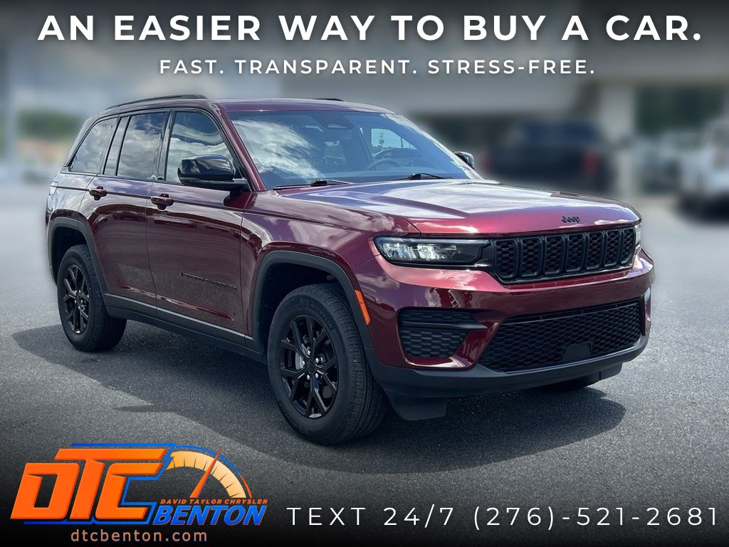 Velvet Red Pearlcoat 2025 Jeep Grand Cherokee SUV / Crossover Four-Wheel Drive 8-Speed Automatic