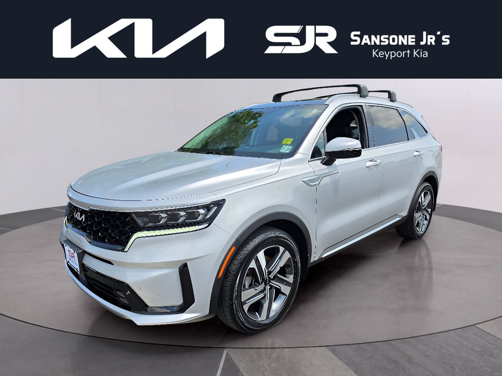 Silky Silver 2022 Kia Sorento Plug-In Hybrid SUV / Crossover All-Wheel Drive 6-Speed Automatic