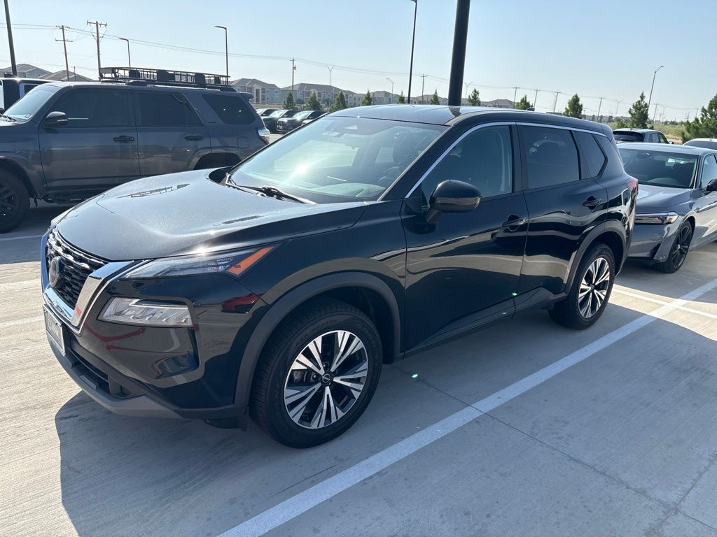 Super Black 2023 Nissan Rogue SUV / Crossover All-Wheel Drive Continuously Variable Transmission