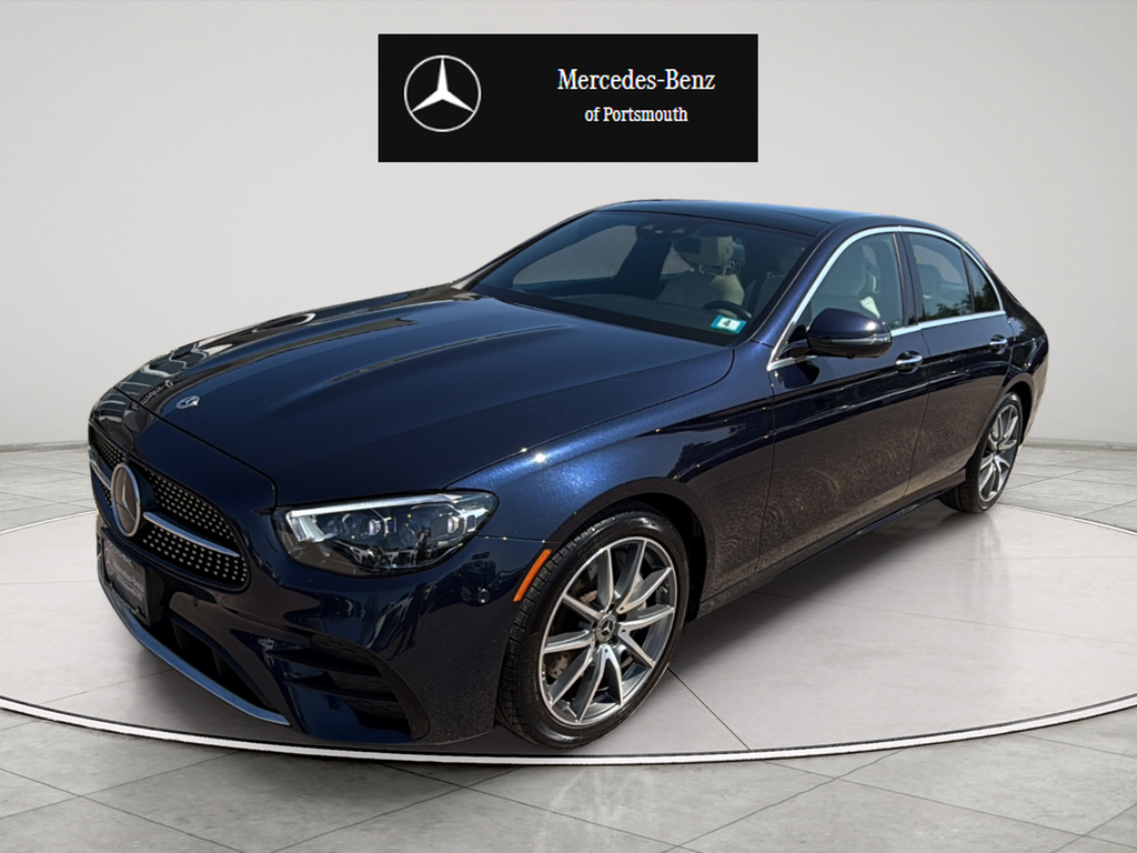 Nautical Blue Metallic 2023 Mercedes-Benz E-Class Sedan All-Wheel Drive 9-Speed Automatic