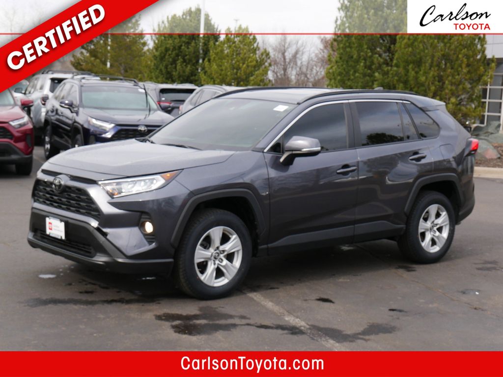 Midnight Black Metallic 2019 Toyota RAV4 XLE AWD SUV / Crossover All-Wheel Drive 8-Speed Automatic