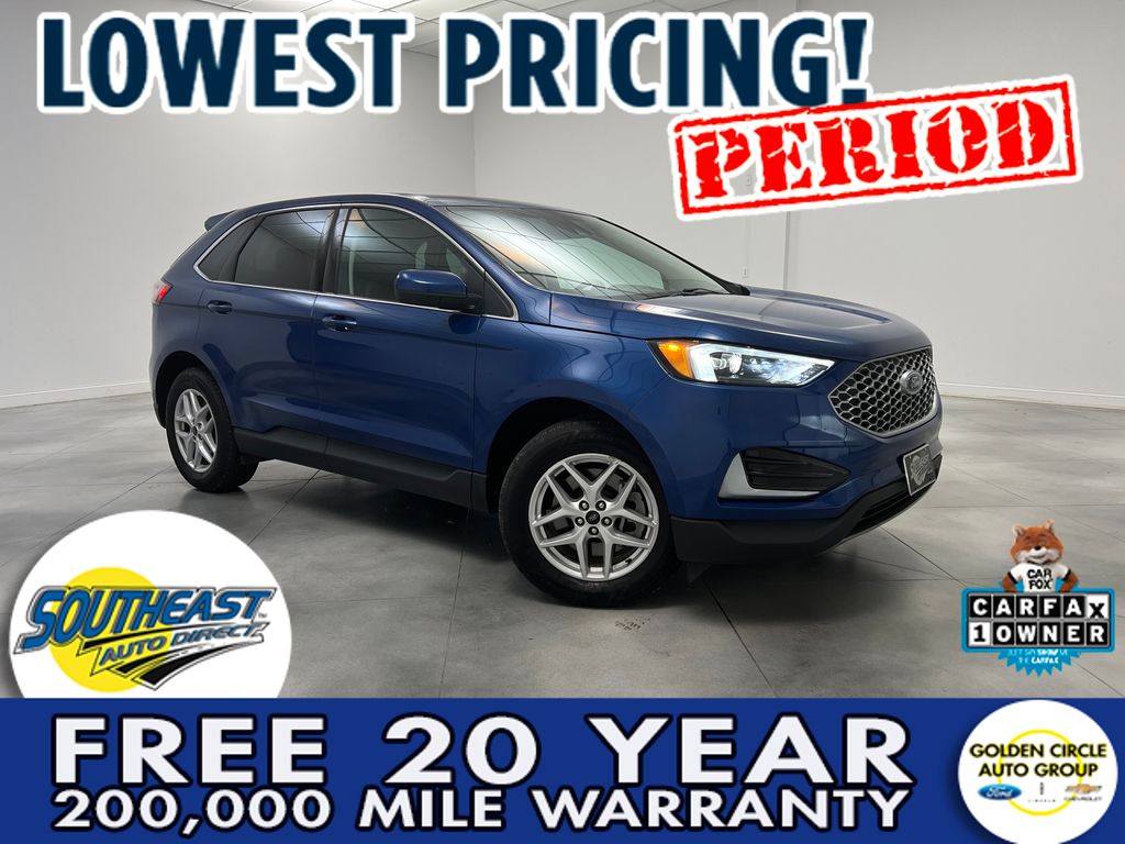 Atlas Blue Metallic 2024 Ford Edge SUV / Crossover All-Wheel Drive 8-Speed Automatic