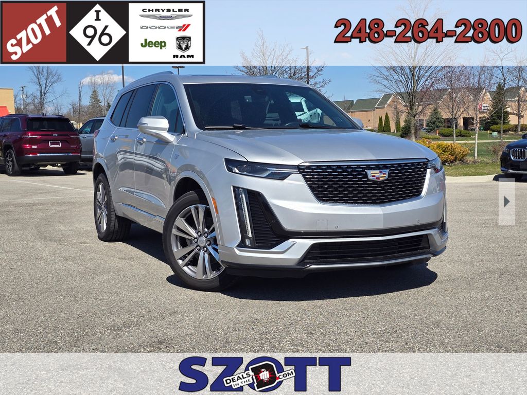 Radiant Silver Metallic 2020 Cadillac XT6 Premium Luxury AWD SUV / Crossover Four-Wheel Drive 9-Speed Automatic