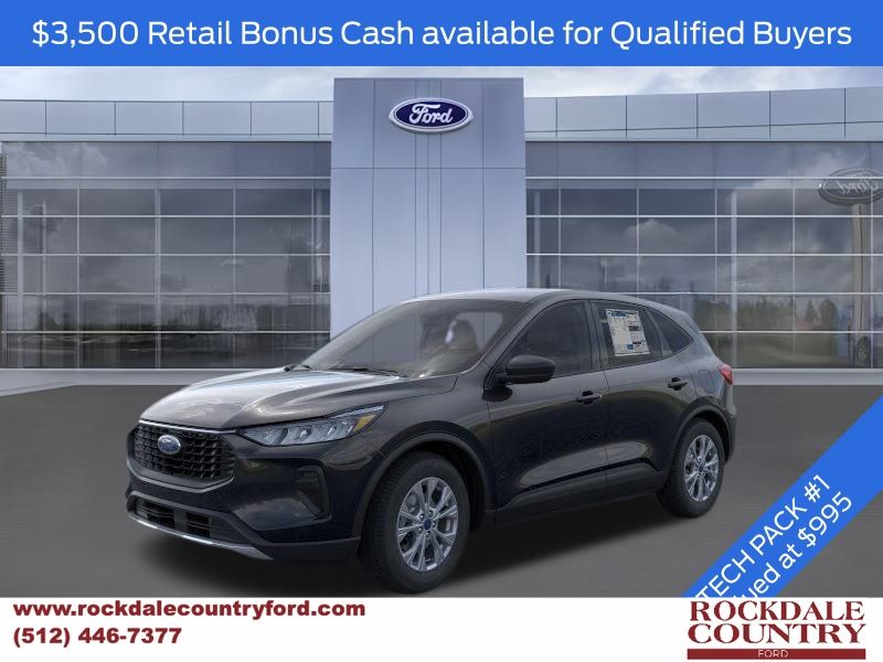 Agate Black Metallic 2026 Ford Escape Active FWD SUV / Crossover Front-Wheel Drive 8-Speed Automatic