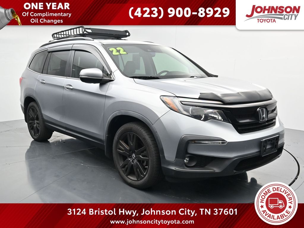 Lunar Silver Metallic 2022 Honda Pilot SUV / Crossover All-Wheel Drive 9-Speed Automatic