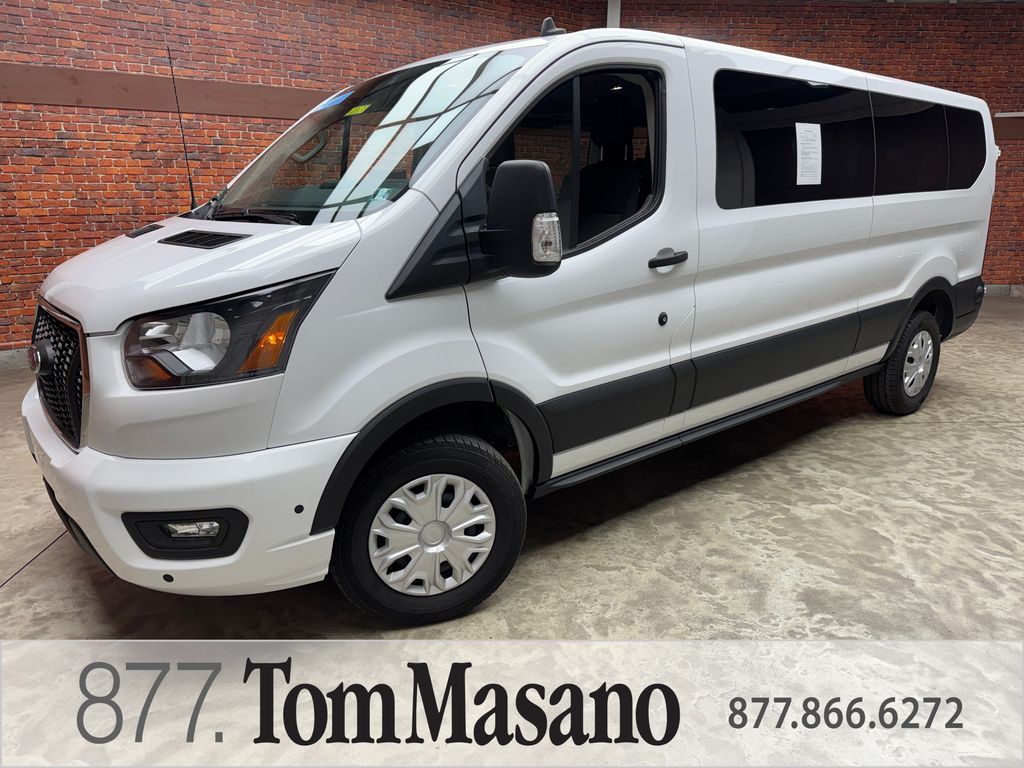 Oxford White 2024 Ford Transit Passenger Van Rear-Wheel Drive Automatic