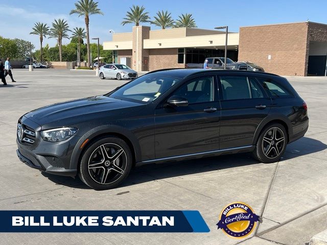 Graphite Gray 2021 Mercedes-Benz E-Class All-Terrain Wagon All-Wheel Drive 9-Speed Automatic