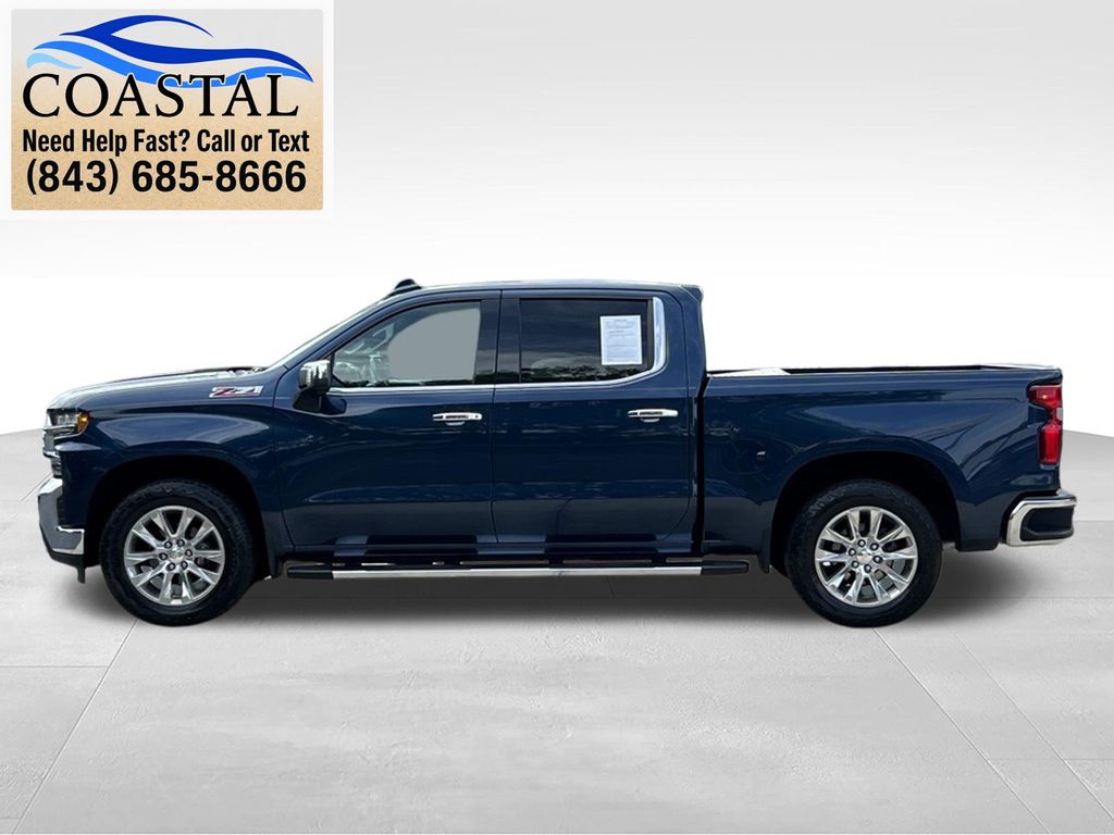 2021 Chevrolet Silverado 1500 LTZ Blue at Bob Mills Chevrolet