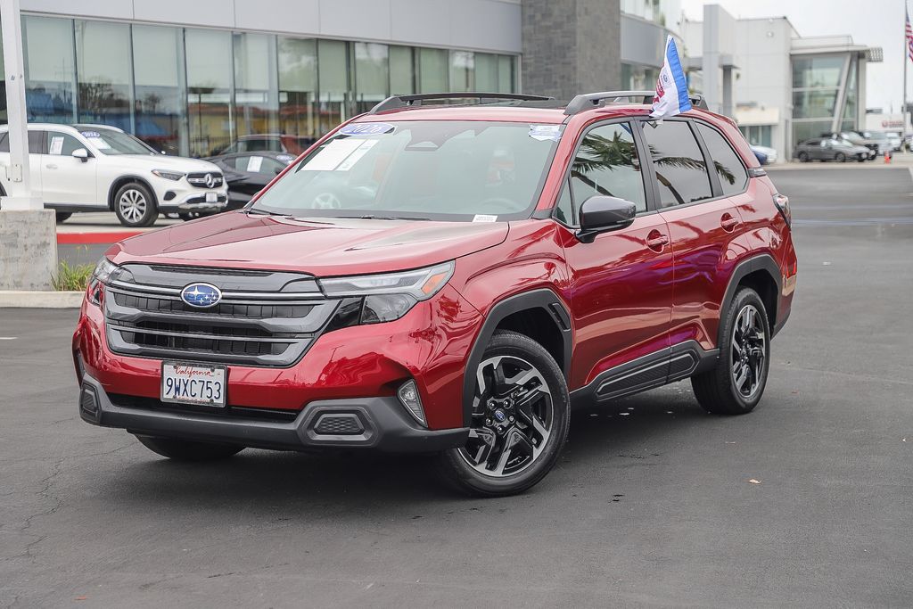 Crimson Red Pearl 2026 Subaru Forester SUV / Crossover All-Wheel Drive Continuously Variable Transmission