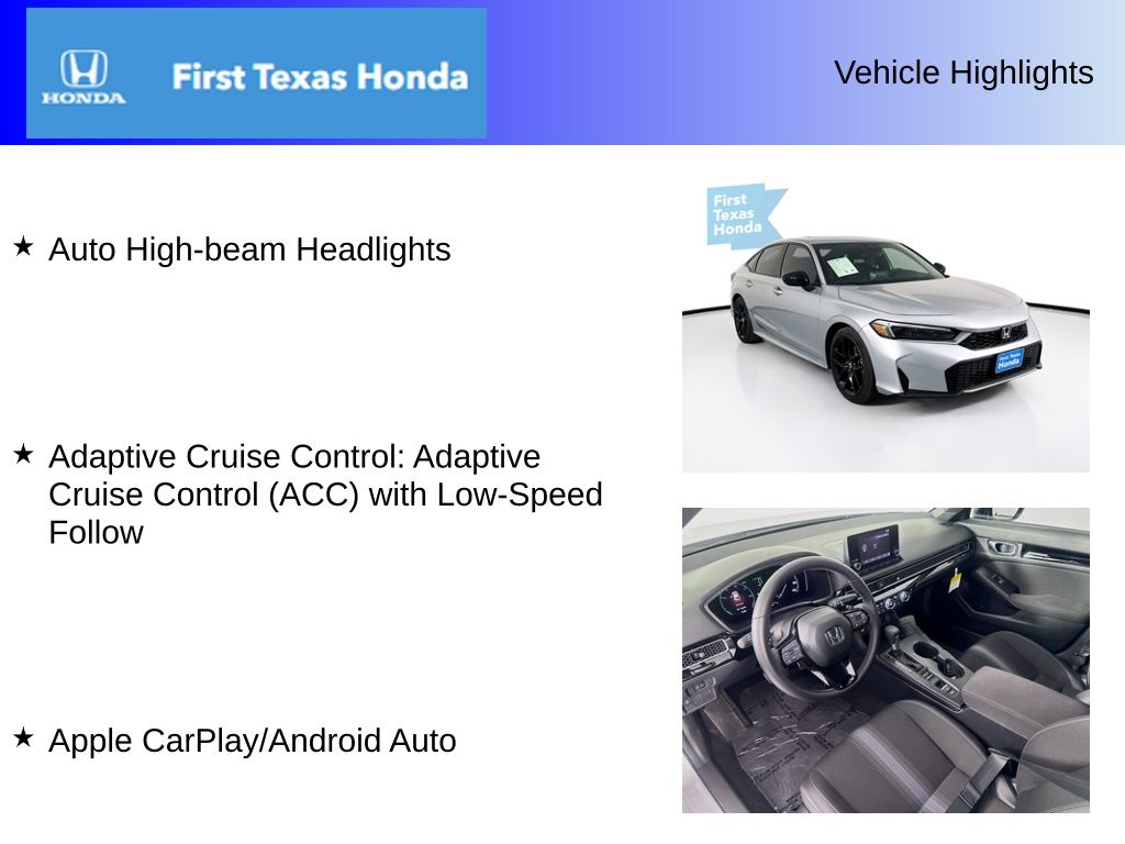 Used Car 2025 Honda Civic Hybrid  Sport For Sale Under $30,000 In Austin, Texas