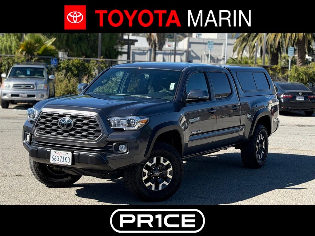 Magnetic Gray Metallic 2022 Toyota Tacoma TRD Off Road Double Cab LB 4WD Pickup Truck Four-Wheel Drive 6-Speed Automatic