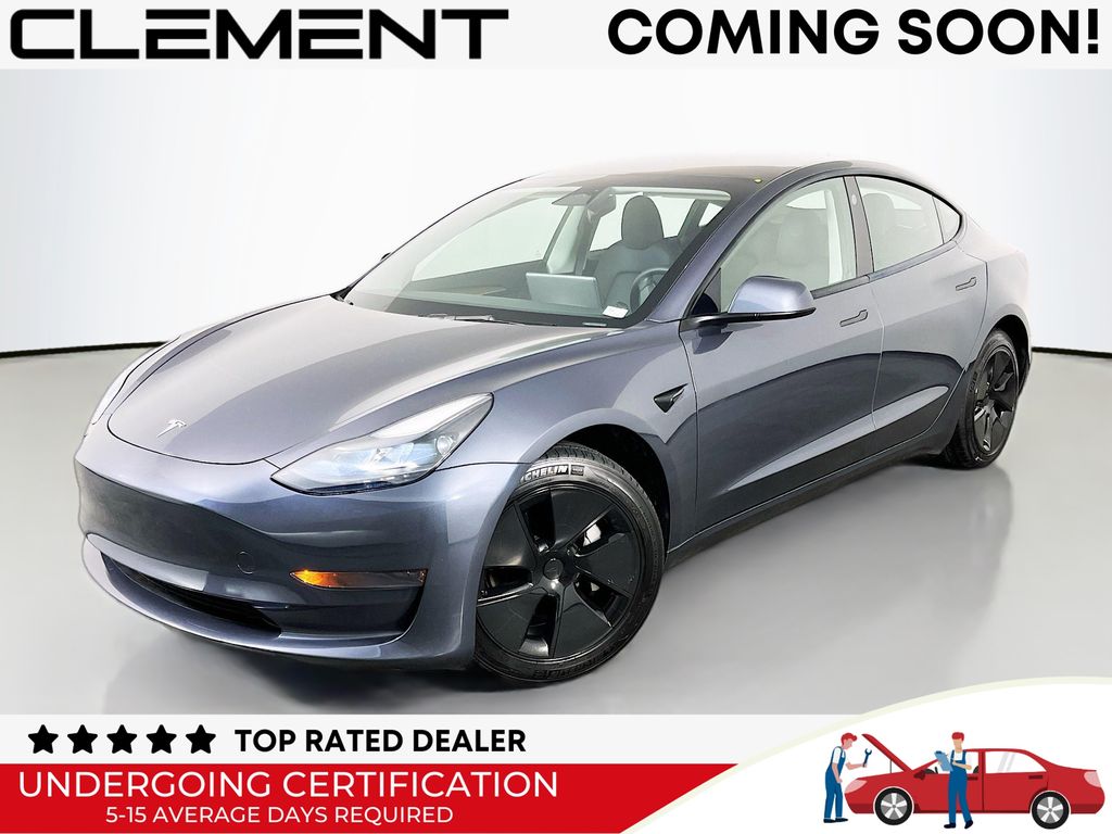 Midnight Silver Metallic 2023 Tesla Model 3 Sedan All-Wheel Drive Automatic
