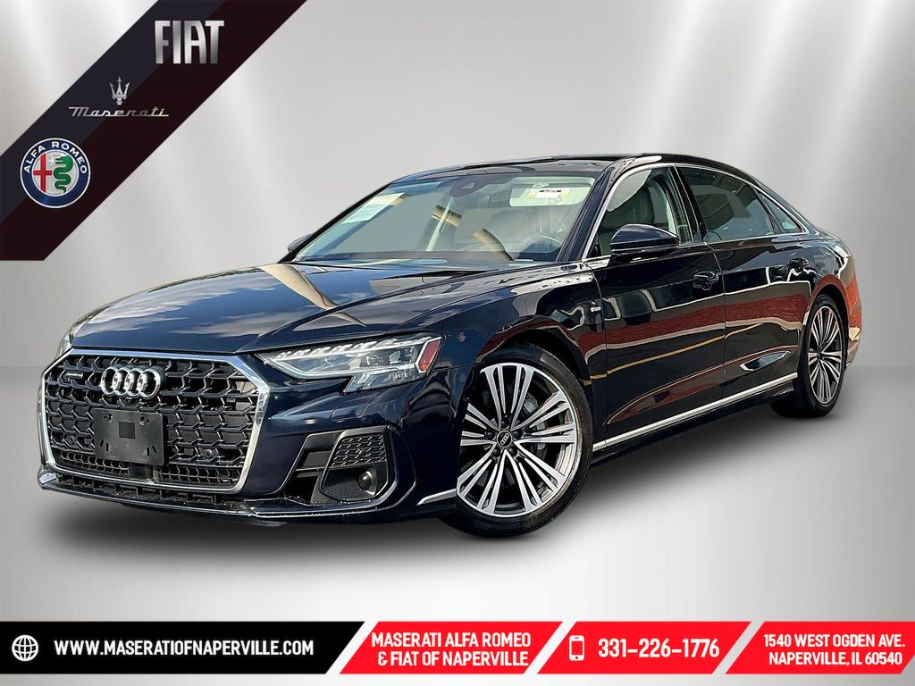 Firmament Blue Metallic 2023 Audi A8 Sedan All-Wheel Drive 8-Speed Automatic