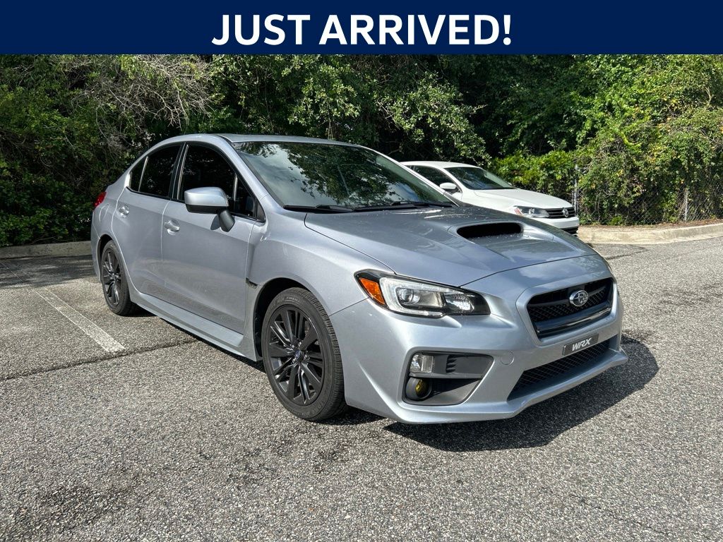 Ice Silver Metallic 2015 Subaru WRX Sedan All-Wheel Drive 6-Speed Manual