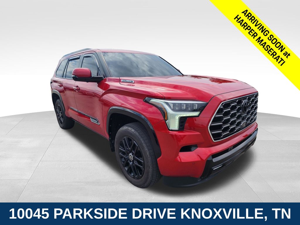 Supersonic Red 2025 Toyota Sequoia SUV / Crossover Four-Wheel Drive Automatic