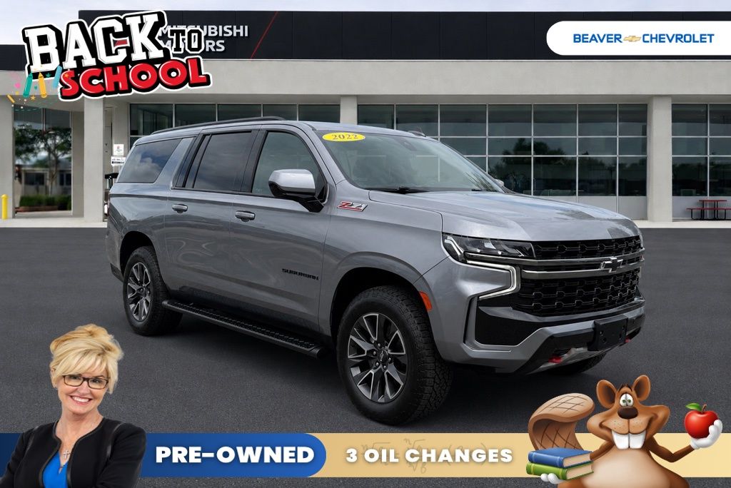 Gray (Steel Metallic) 2022 Chevrolet Suburban SUV / Crossover Four-Wheel Drive