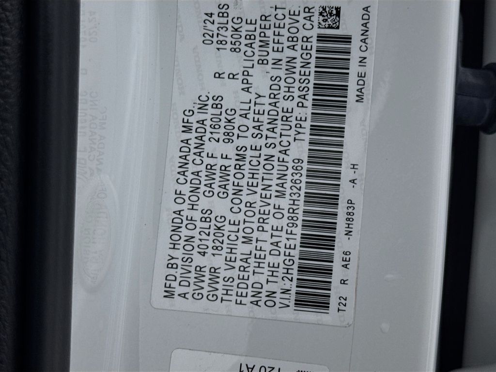 Used Car 2024 Honda Civic  Touring For Sale Under $30,000 In Austin, Texas